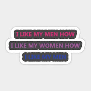 Bi Panic Sticker